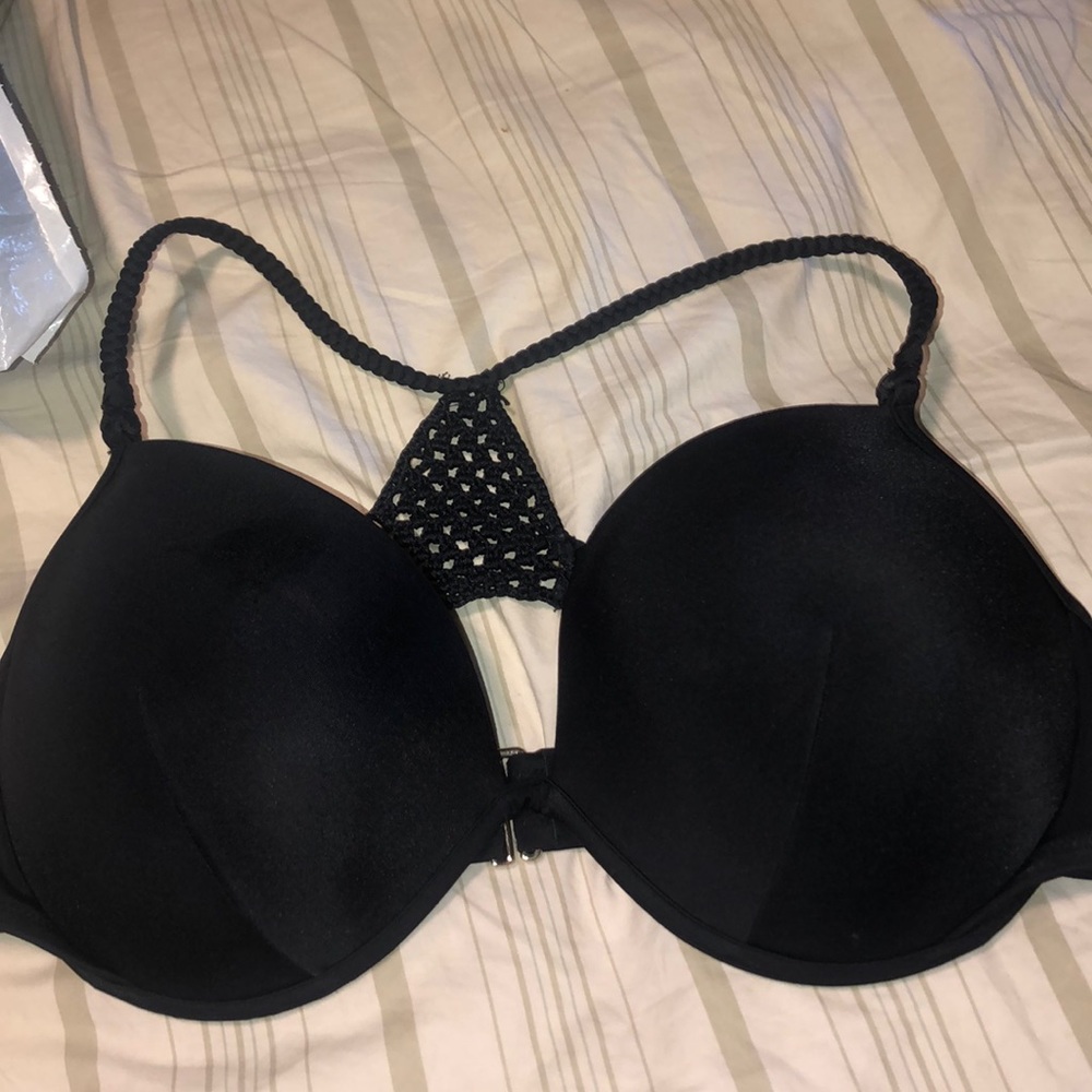 Black Victoria’s Secret bathing suit top